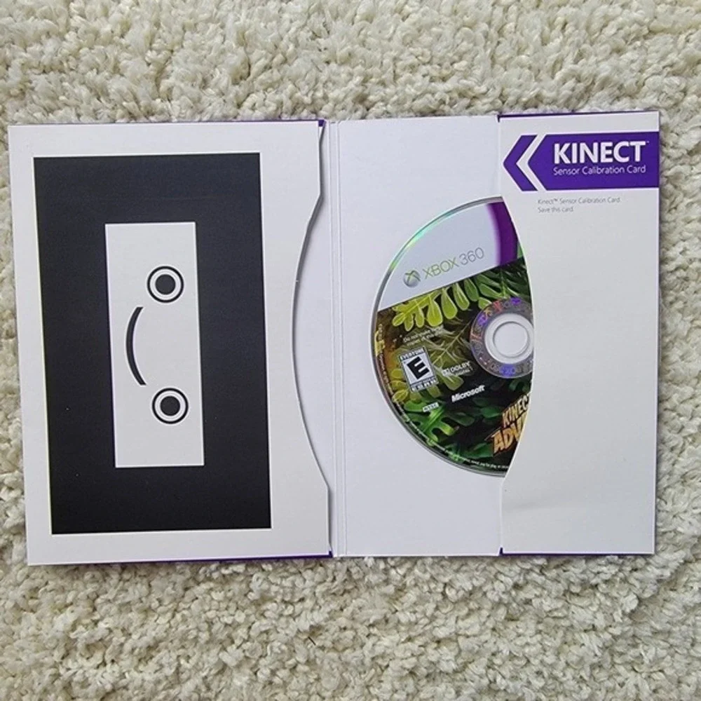 Microsoft Xbox 360 Kinect‎ Sensor Bar Model 1473 Black w/ Kinect Adventures